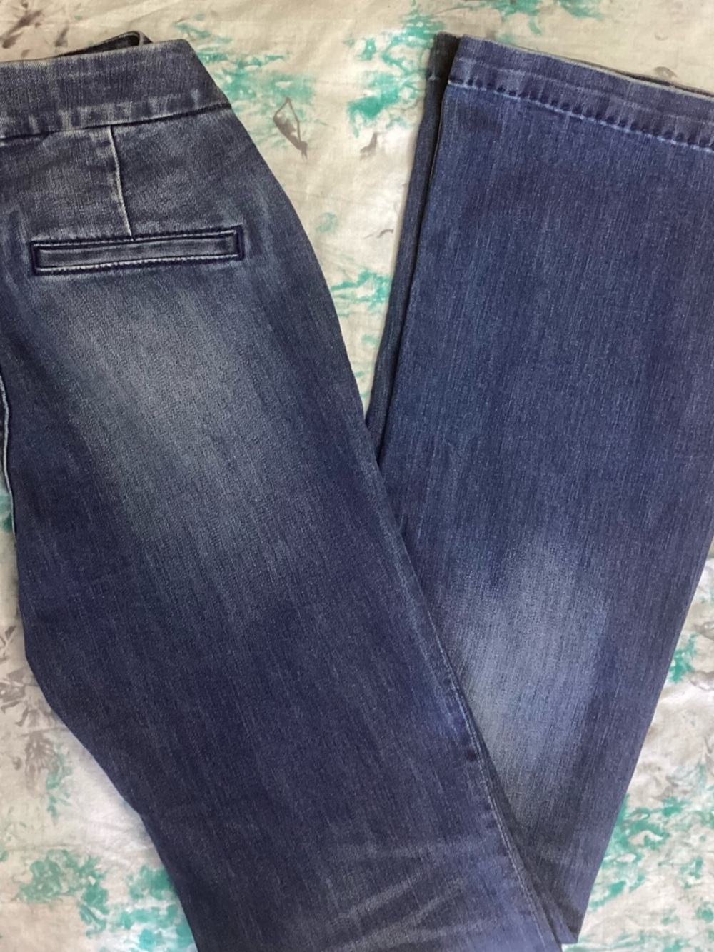 Vtg Miss Me Dark Blue High-Rise Leg Jeans with Sailor/Military Style Buttons 25 - Picture 3 of 11